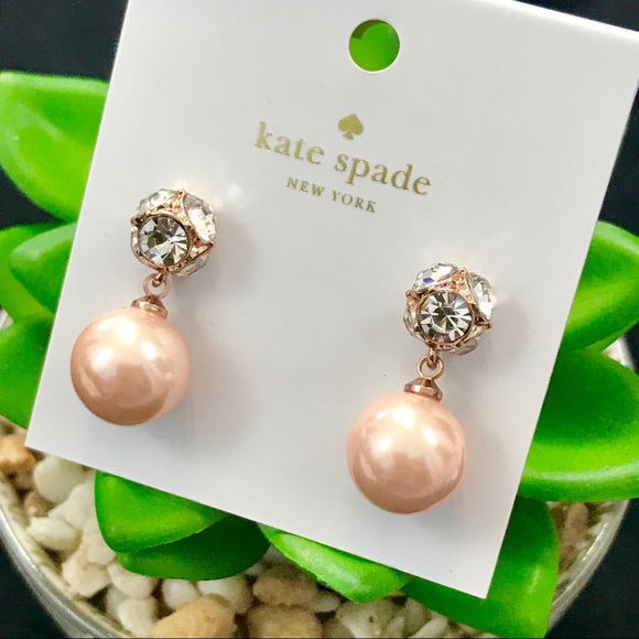 kate spade Jewelry - Kate Spade Lady Marmalade Pearl Drop Earrings